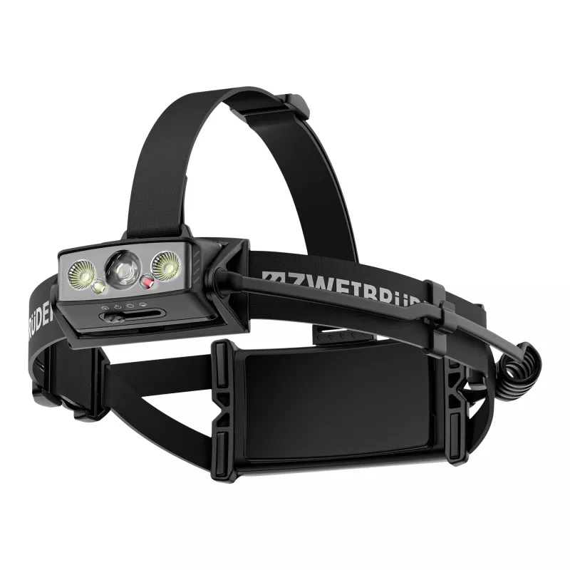 Zweibrüder ZB11H LED wiederaufladbare Stirnlampe 2500 Lumen USB-C