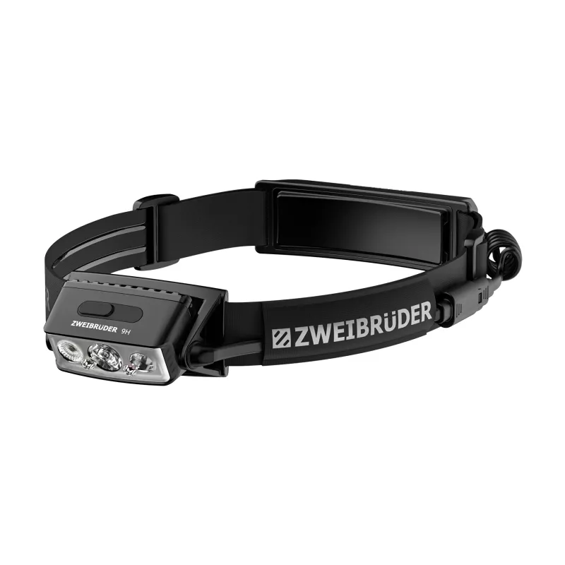 Zweibrüder ZB9H LED wiederaufladbare Stirnlampe 2000 Lumen USB-C