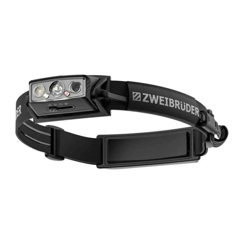 Zweibrüder ZB9H LED wiederaufladbare Stirnlampe 2000 Lumen USB-C