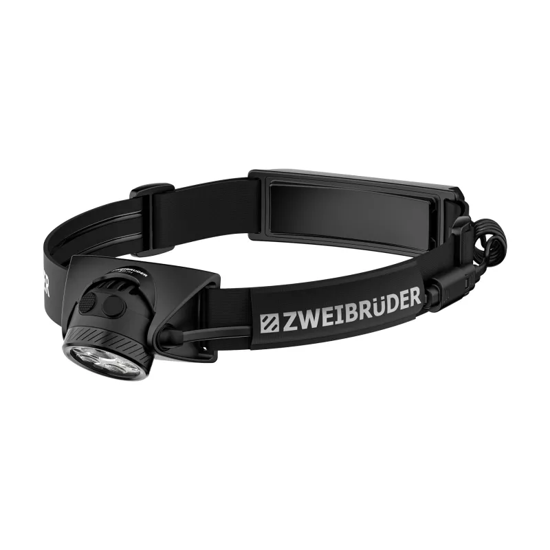 Zweibrüder ZB7H LED-Akku-Stirnlampe 1200 Lumen USB-C
