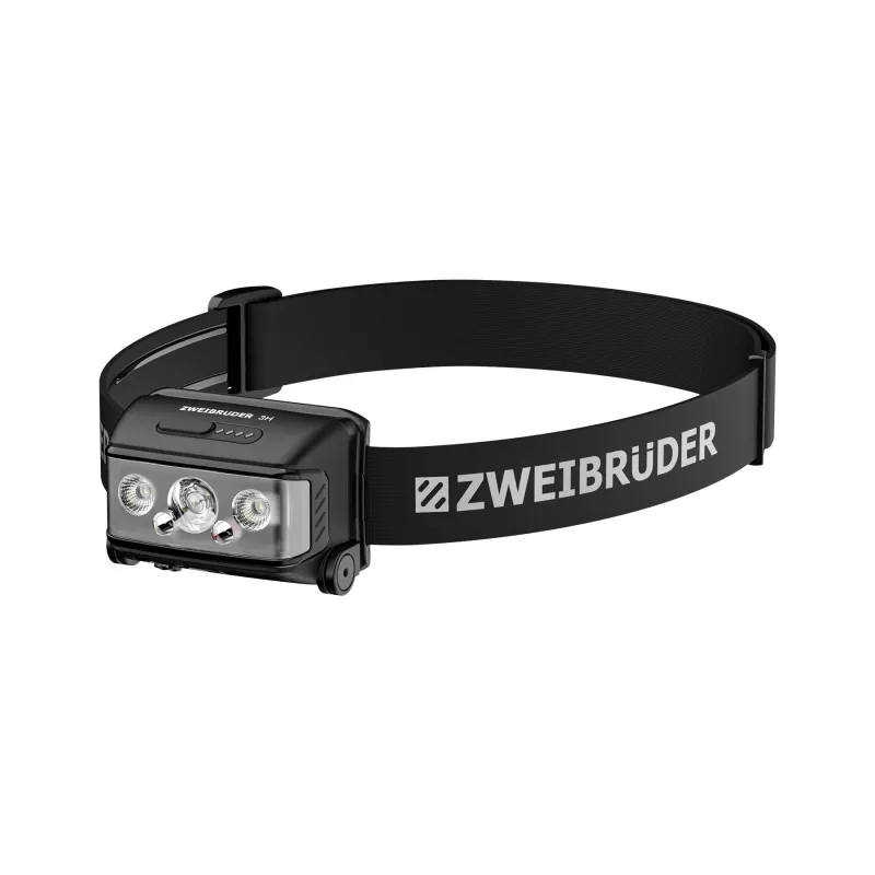 Zweibrüder ZB3H LED Rechargeable Headlamp 600 Lumens USB-C