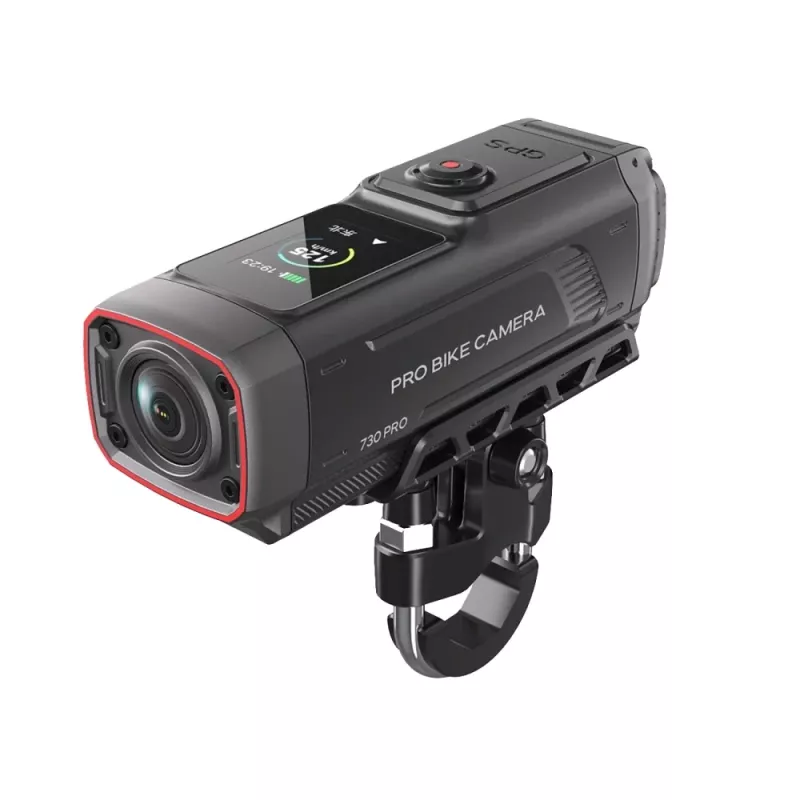 AKEEYO 730Pro 4K Lenker-Actionkamera für Fahrrad und Motorrad - Schwarz