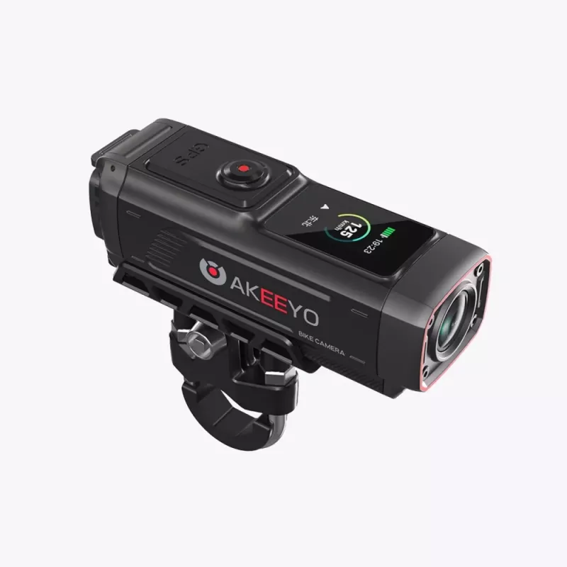 AKEEYO 730Pro 4K Lenker-Actionkamera für Fahrrad und Motorrad - Schwarz