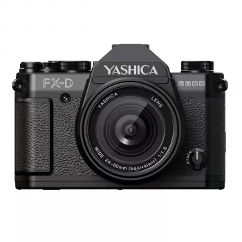 Yashica FX-D S300 Kompakte Digitalkamera, 50 MP, 4K, Schwarz