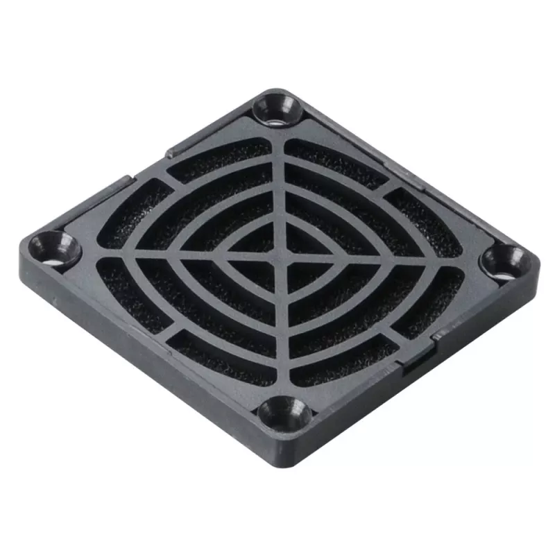 Akasa GRM60-30 60mm Lüfterfilter-Kit - Schwarzes Nylon-Mesh, waschbar, mit Lüfterschutzgitter