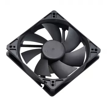 Akasa 12cm Black Fan - 17,5 dB - Schwarz