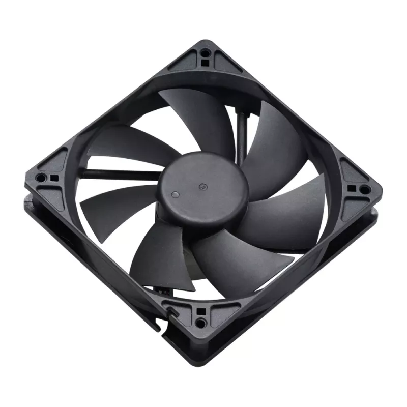 Akasa 12cm Black Fan - 17,5 dB - Schwarz