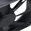 Akasa 12cm Black Fan - 17,5 dB - Schwarz