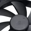 Akasa 12cm Black Fan - 17,5 dB - Schwarz