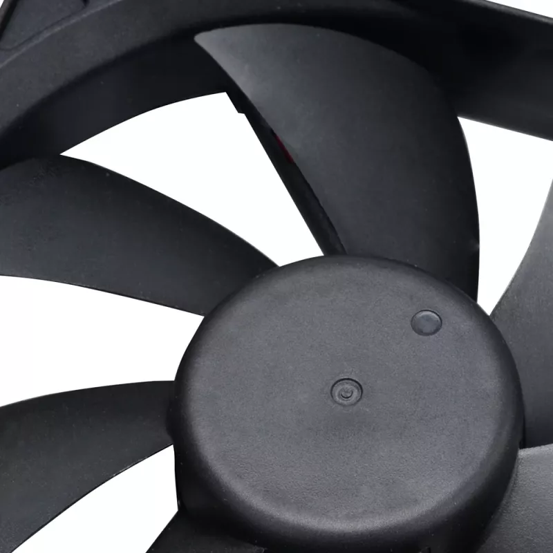Akasa 12cm Black Fan - 17,5 dB - Schwarz