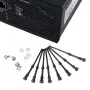 Akasa AK-MX002 Antivibrations-Lüfterhalterungen – Schwarz – Gummi – Silikon – 4er-Pack