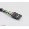 Akasa AK-CBUB06-60BK Internes auf Externes USB 2.0 Kabel, 60 cm, Schwarz