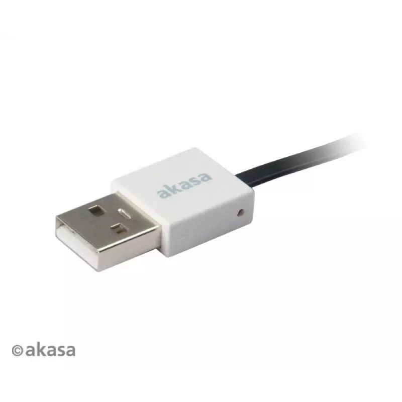 Akasa PROSLIM USB 2.0 Kabel Pink Superslim Sync and Charge A - Micro B - 1m