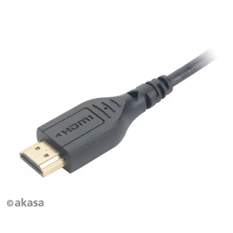 Akasa 1,5m High Speed HDMI with Ethernet Kabel - HDMI Typ A auf Micro HDMI - 4K - Schwarz