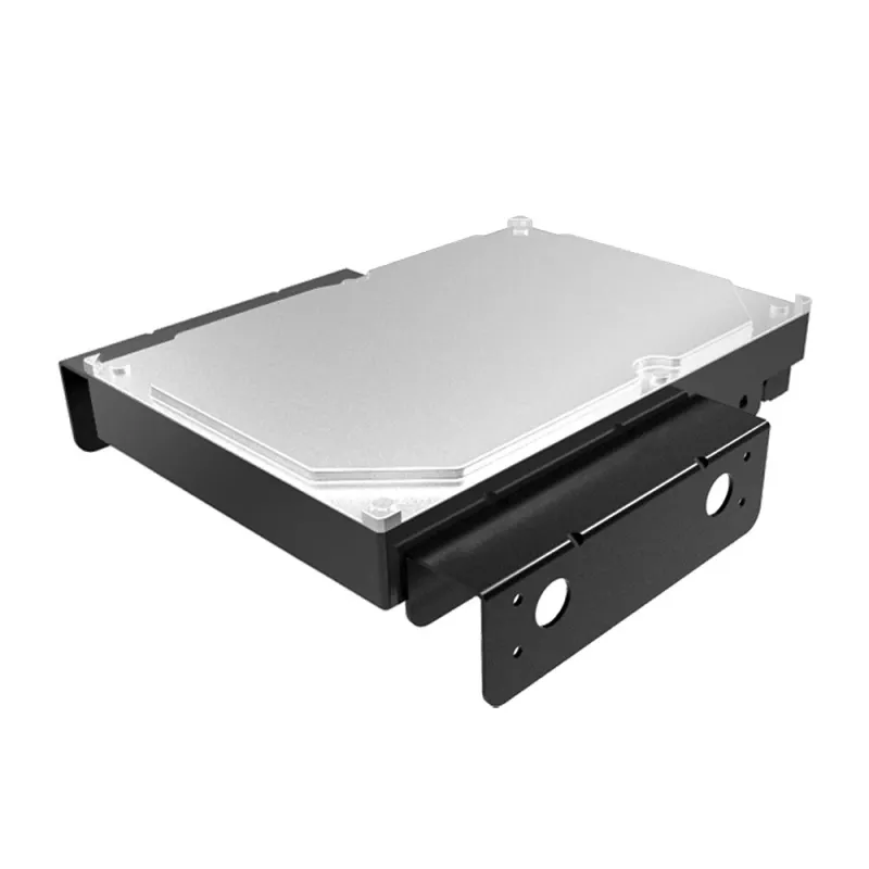 Akasa AK-HDA-08BK 5,25-Zoll-auf-3,5-Zoll-Laufwerksschacht-Adapter – Schwarz