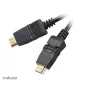 Akasa HDMI 2m Kabel - High Speed mit Ethernet, 4K @ 30Hz, vergoldet, Schwarz