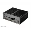 Akasa Newton T Lüfterloses Mini-PC-Gehäuse für Intel NUC (UCFF/Thin Mini-ITX) - Ohne Netzteil - Schwarz