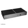 Akasa Tesla T Lüfterloses NUC-Gehäuse - Schwarz - UCFF - USB