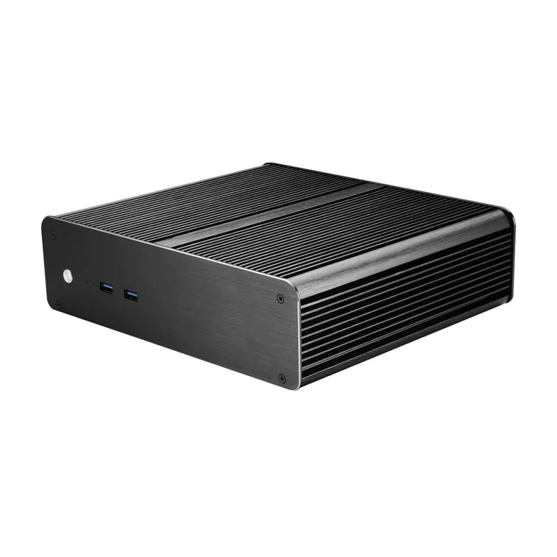 Akasa Euler T Mini Tower PC Gehäuse Schwarz Mini-ITX Aluminium 2,5 Zoll