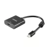 Akasa Mini DisplayPort Male to HDMI Female Video Adapter - 4K@30Hz, Schwarz