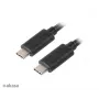 Akasa AK-CBUB26-10BK USB-C auf USB-C Kabel 1m - USB 3.2 Gen 2 - 10 Gbit/s - 100W PD - Schwarz