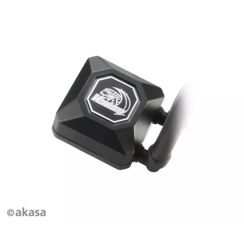 Akasa Venom A20 All-in-One Liquid Cooler 240mm 2x120mm Fans White LED