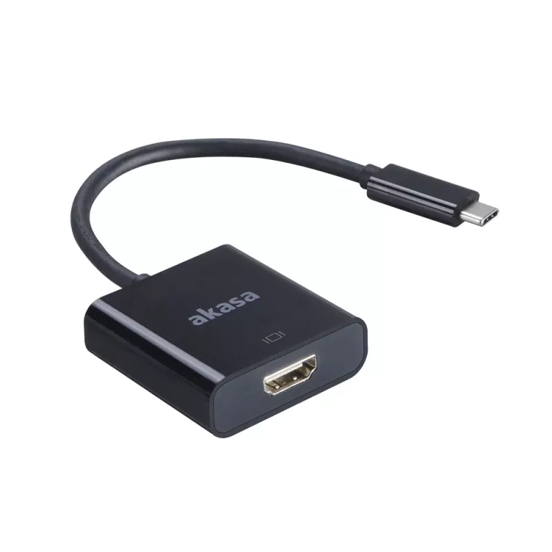 Akasa Externer Video-Adapter - USB-C auf HDMI - 4K@60Hz - Schwarz