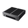 Akasa Euler TX Lüfterloses Thin Mini-ITX Gehäuse - Aluminium - Schwarz
