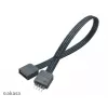 Akasa AK-CBLD01-20BK Flexa RGB LED Verlängerungskabel 0,2m Schwarz