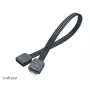 Akasa AK-CBLD01-20BK Flexa RGB LED Verlängerungskabel 0,2m Schwarz