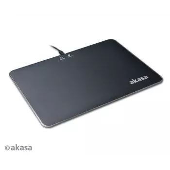 Akasa Vegas X9 LED Gaming Mauspad, 350 x 250 mm, USB, Schwarz (AK-MPD-04RB)