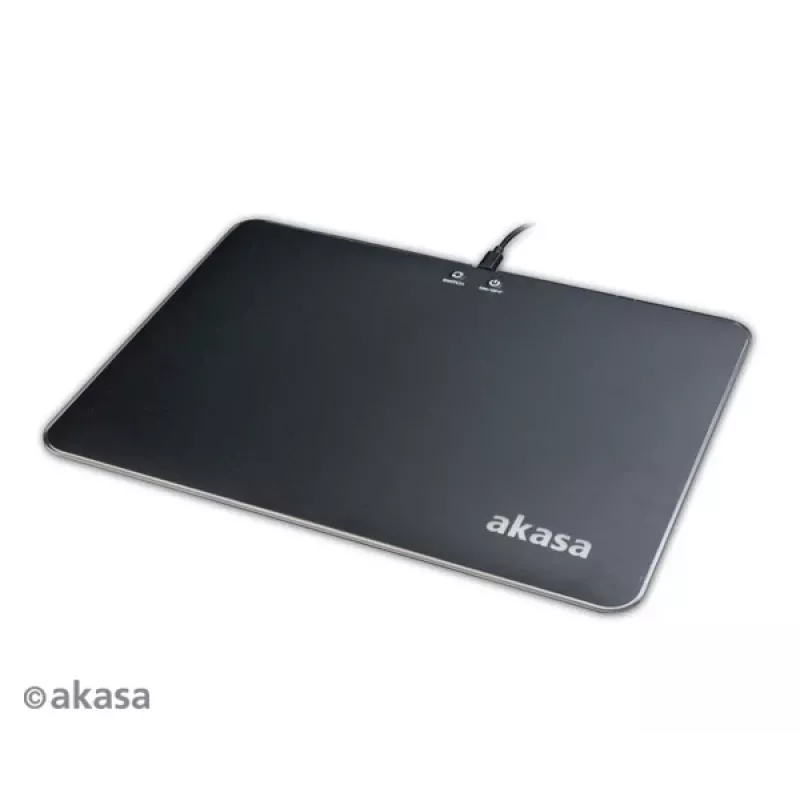 Akasa Vegas X9 LED Gaming Mauspad, 350 x 250 mm, USB, Schwarz (AK-MPD-04RB)