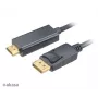Akasa 4K@60Hz DisplayPort-auf-HDMI-Aktiv-Adapterkabel 1,8 m Schwarz