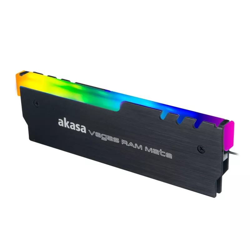 Akasa AK-MX248 Vegas RAM Mate Addressable RGB Kühlkörper - Schwarz