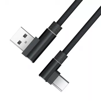 Akasa AK-CBUB39-10BK USB 2.0 Kabel - USB-A auf USB-C - 1 m - Schwarz