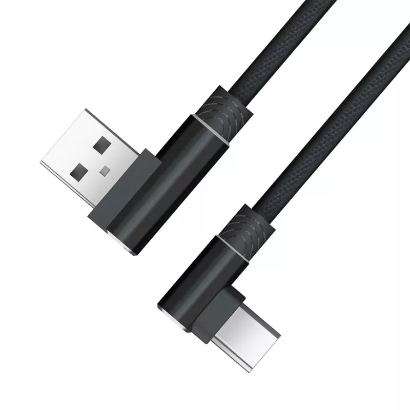 Akasa AK-CBUB39-10BK USB 2.0 Kabel - USB-A auf USB-C - 1 m - Schwarz