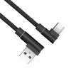 Akasa AK-CBUB39-10BK USB 2.0 Kabel - USB-A auf USB-C - 1 m - Schwarz