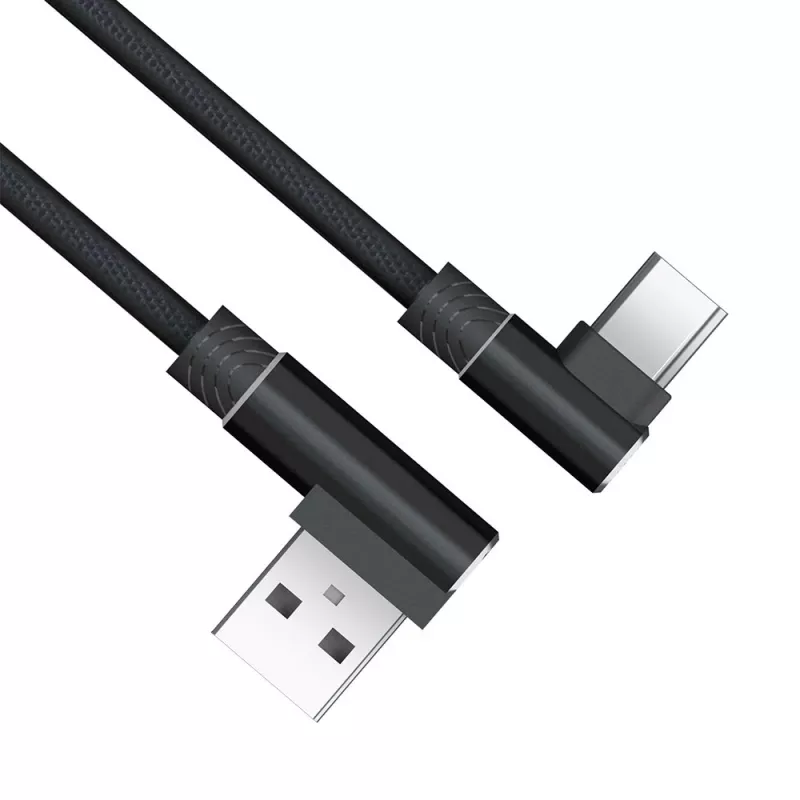 Akasa AK-CBUB39-10BK USB 2.0 Kabel - USB-A auf USB-C - 1 m - Schwarz