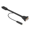 Akasa AK-CBHD18-20BK HDMI-auf-VGA-Adapterkabel 0,2 m Schwarz