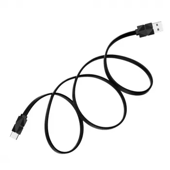 Akasa AK-CBUB43-10BK USB 2.0 Kabel - USB-C auf USB-A - 1 m - Schwarz