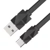 Akasa AK-CBUB43-10BK USB 2.0 Kabel - USB-C auf USB-A - 1 m - Schwarz