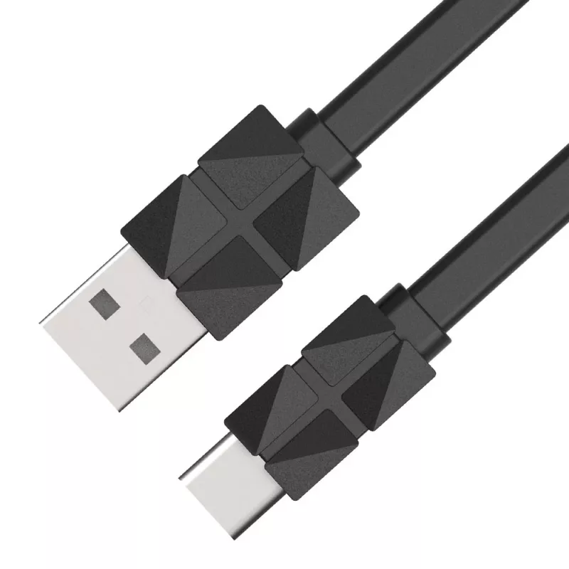 Akasa AK-CBUB43-10BK USB 2.0 Kabel - USB-C auf USB-A - 1 m - Schwarz