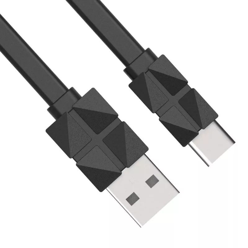 Akasa AK-CBUB43-10BK USB 2.0 Kabel - USB-C auf USB-A - 1 m - Schwarz
