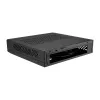 Akasa Cypher MX Thin Mini-ITX Gehäuse, Aluminium/SGCC, Schwarz, 1x 2,5 inch HDD/SSD, VESA-Montage