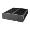 Akasa A-NUC50-M1B Lüfterloses NUC-Gehäuse - Aluminium - Schwarz - UCFF - 2,5-Zoll-Laufwerksschacht