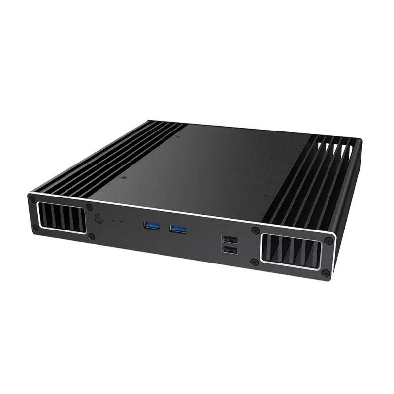 Akasa Plato PX - Desktop - PC - Aluminium - Black - UCFF - Home Office