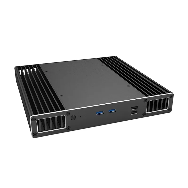 Akasa Plato PX - Desktop - PC - Aluminium - Black - UCFF - Home Office