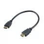 Akasa AK-CBHD25-30BK HDMI 2.0 Kabel 0,3 m Schwarz