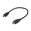 Akasa AK-CBHD25-30BK HDMI 2.0 Kabel 0,3 m Schwarz