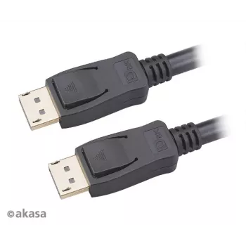 Akasa AK-CBDP23-50BK DisplayPort 1.4 Kabel 5 m Schwarz